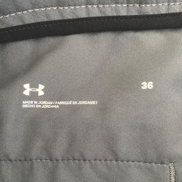 Under Armour Matchplay Golf Short Gray Mens Size 36 Athletic Stretch Activewear - Picture 8 of 10
